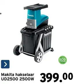 GAMMA Makita hakselaar aanbieding