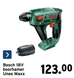 GAMMA Bosch 18V boorhamer Uneo Maxx aanbieding