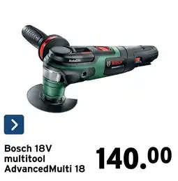 GAMMA bosch 18v multitool advancedmulti 18 aanbieding