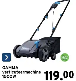 GAMMA gamma verticuteermachine aanbieding