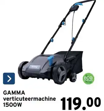 Gamma verticuteermachine
