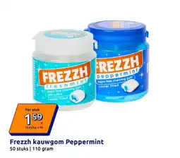 Action Frezzh kauwgom Peppermint aanbieding