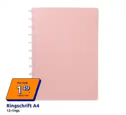 Action Ringschrift A4 aanbieding