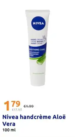 Action Nivea handcrème Aloë Vera aanbieding