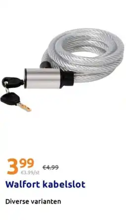 Action Walfort kabelslot aanbieding