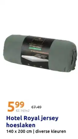 Action Hotel royal jersey hoeslaken aanbieding