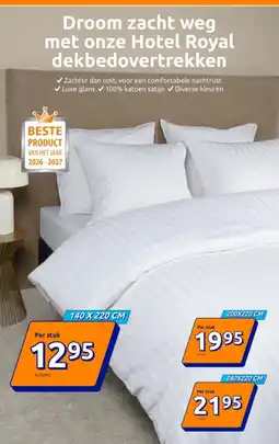Action Hotel Royal dekbedovertrekken aanbieding