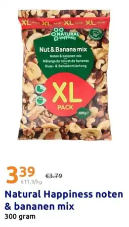 Action Natural Happiness noten & bananen mix aanbieding