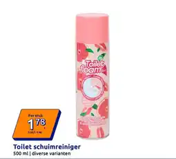 Action Toilet schuimreiniger aanbieding