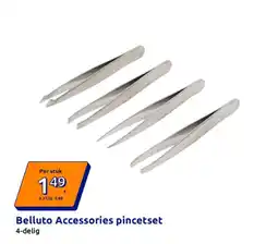 Action Belluto Accessories pincetset aanbieding