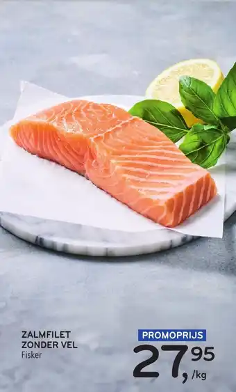 Zalmfilet zonder vel