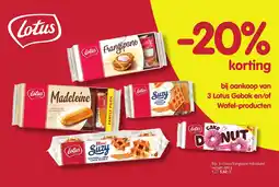 Alvo Lotus gebak en/of wafel producten aanbieding