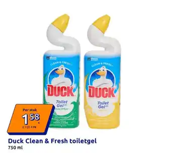 Action Duck Clean & Fresh toiletgel aanbieding