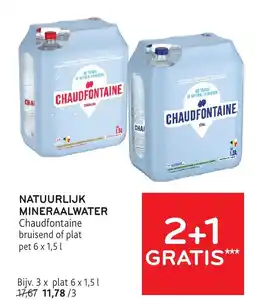 Alvo Natuurlijk mineraalwater Chaudfontaine aanbieding