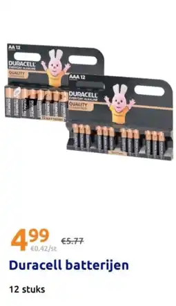 Action Duracell batterijen aanbieding