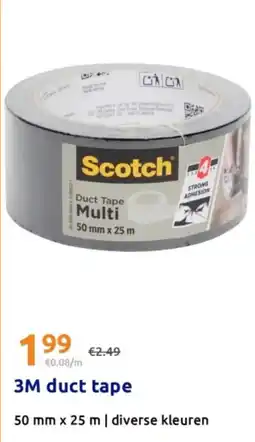 Action 3M duct tape aanbieding