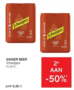 Alvo Ginger beer Schweppes aanbieding