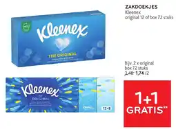 Alvo Zakdoekjes Kleenex original aanbieding
