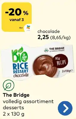 Bio Planet The Bridge volledig assortiment desserts aanbieding