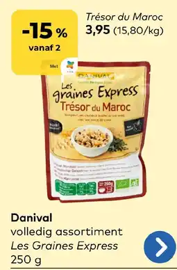 Bio Planet Danival volledig assortiment Les Graines Express aanbieding