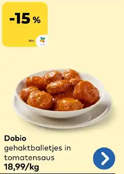 Bio Planet Dobio gehaktballetjes in tomatensaus aanbieding