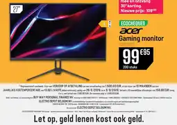 Electro Depot Acer Gaming monitor aanbieding