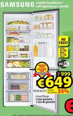 ElectroStock samsung combi koelkast / réfrigérateur combi aanbieding