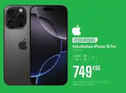 Electro Depot Refurbished iPhone 16 Pro aanbieding
