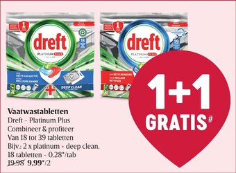Delhaize Vaatwastabletten aanbieding