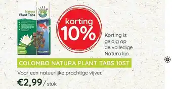 Colombo Natura Plant Tabs 10st