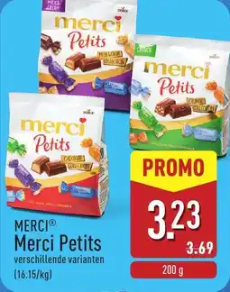 ALDI Merci Merci Petits aanbieding