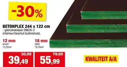 Hubo Betonplex aanbieding