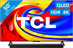 Coolblue TCL 50 QLED P79L 4K (2026) + TCL S45H 2.0 Soundbar aanbieding