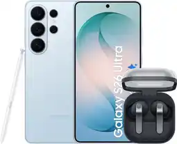 Coolblue Samsung Galaxy S26 Ultra 512GB Lichtblauw 5G + Samsung Galaxy Buds4 Pro Zwart aanbieding