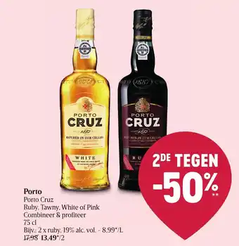 Delhaize Porto 75cl aanbieding