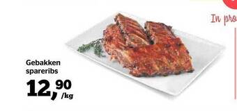 Spar Express Gebakken Spareribs aanbieding