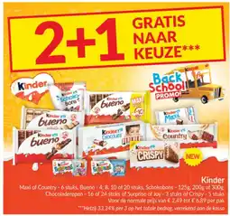 Intermarché Kinder aanbieding