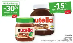Intermarché Nutella Smeerpasta aanbieding