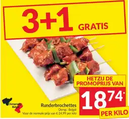 Intermarché Runderbrochettes aanbieding