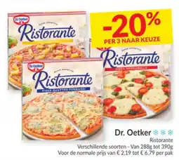 Intermarché Dr Oetker Ristorante pizza aanbieding