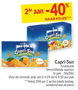 Intermarché Capri-Sun Fruitdrank aanbieding