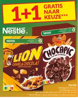 Intermarché Nestlé Lion Caramel & Chocolat aanbieding