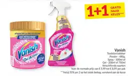 Intermarché Vanish Textielontvlekker aanbieding