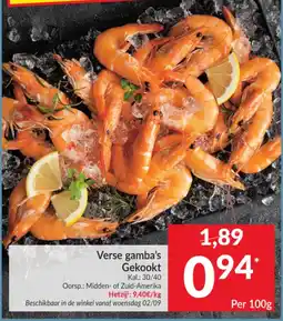 Intermarché Verse gamba's Gekookt aanbieding