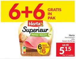 Intermarché Herta ham superieur aanbieding