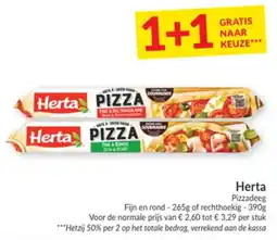 Intermarché Herta Pizzadeeg aanbieding