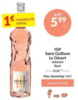 Intermarché Igp saint guilhem le desert adimant rose aanbieding