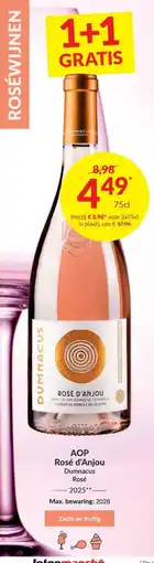 Intermarché Rosé d'Anjou Dumnacus Rosé aanbieding