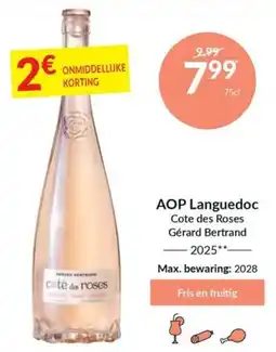 Intermarché AOP Languedoc Cote des Roses Gérard Bertrand aanbieding