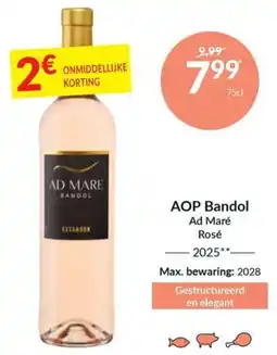 Intermarché Aop bandol ad maré rosé aanbieding